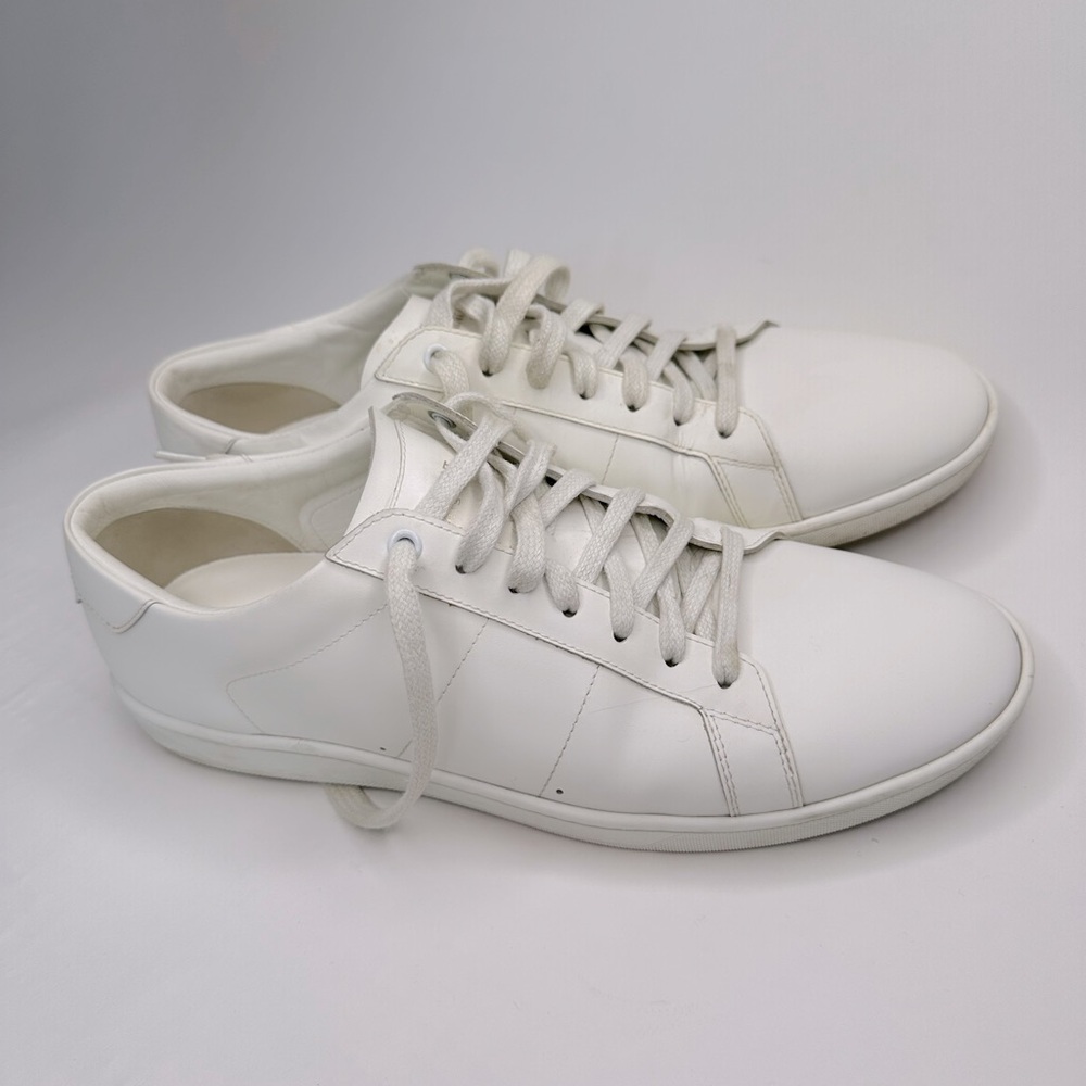 SAINT LAURENT MEN’s WHITE SNEAKERS